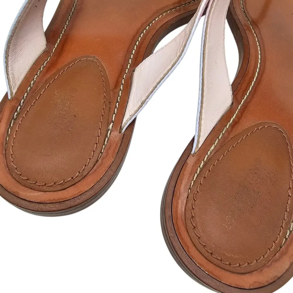 Louis Vuitton LV Sunny Flat Thong Sandal Flip Flop Pink Purple Size 38 US 8